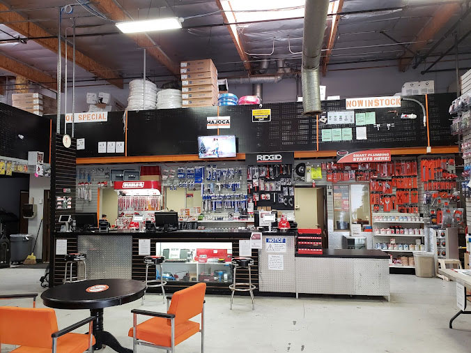 PLumbing supply store interior at Hajoca El Monte